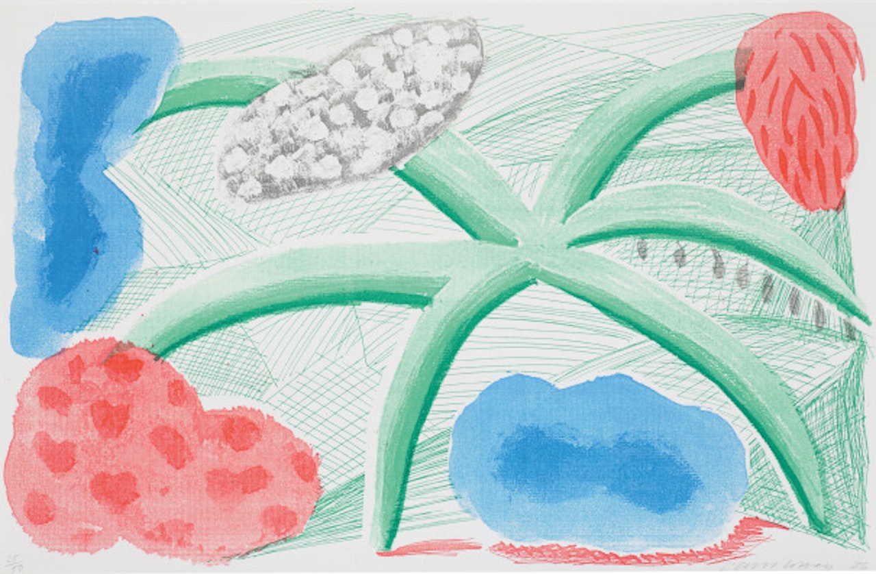 Landscape with a Plant (M.C.A.T. 293) by David Hockney