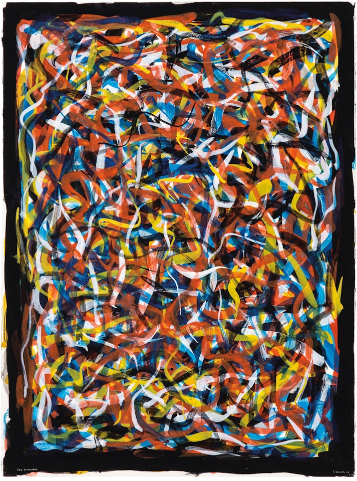 Brushstrokes in all Directions by Sol LeWitt