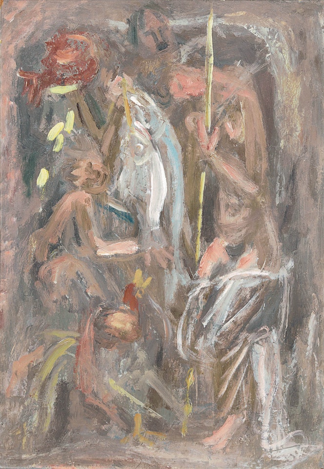 Fish, Pomegranate and Family by Lee JoongSeop