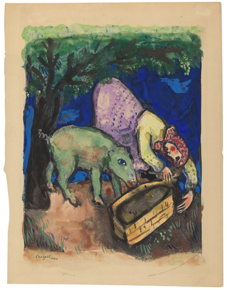 L’Auge II by Marc Chagall