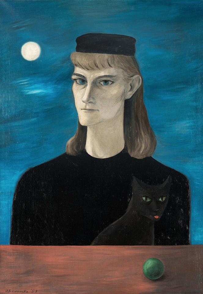 Self and Cat (Possims) by Gertrude Abercrombie