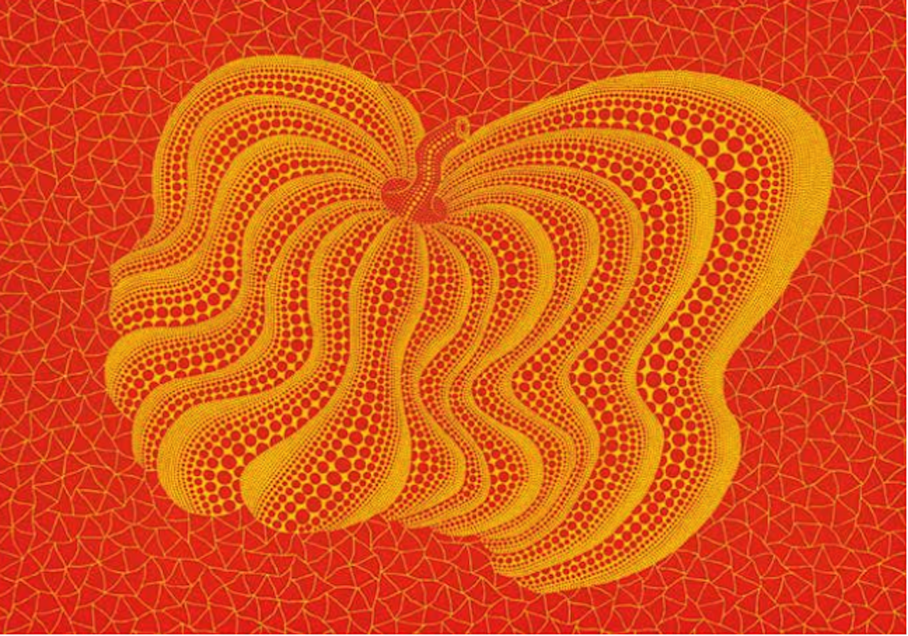 DANCING PUMPKIN (YOR) by Yayoi Kusama