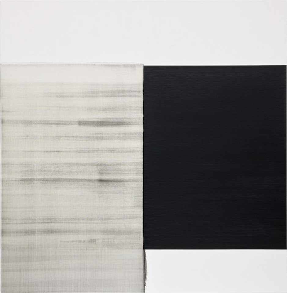 Exposed Painting Vine Black by Callum Innes