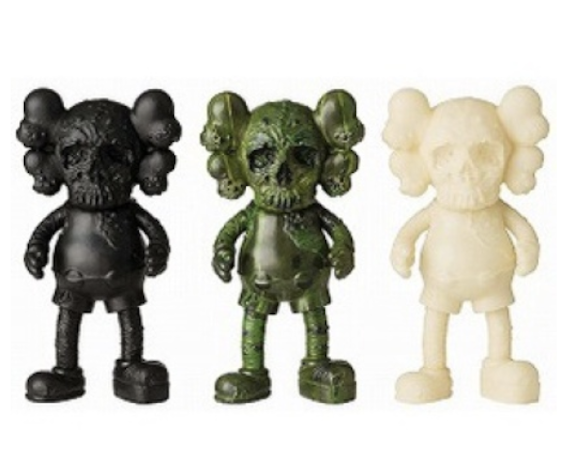 1. Companion Pushead Version Black / 2. Companion Pushead Version Green / 3. Companion Pushead Version GID by Kaws