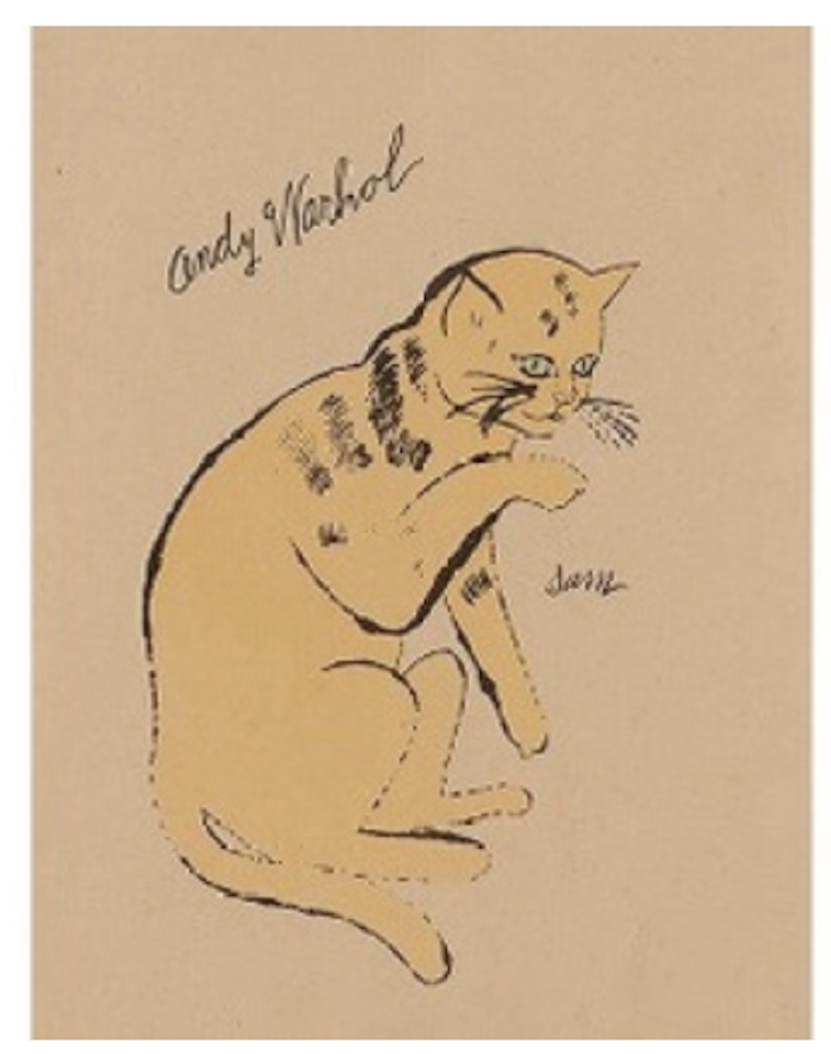 Cat named Sam (F. & S. Ⅳ.64B) by Andy Warhol