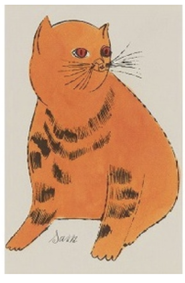 Cat named Sam (F. & S. Ⅳ.61A) by Andy Warhol