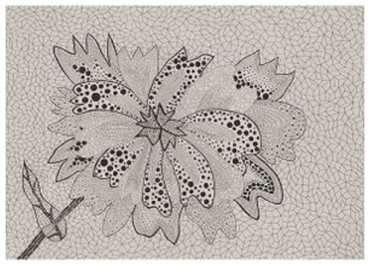 Flower (A. B) (Kusama 194) by Yayoi Kusama