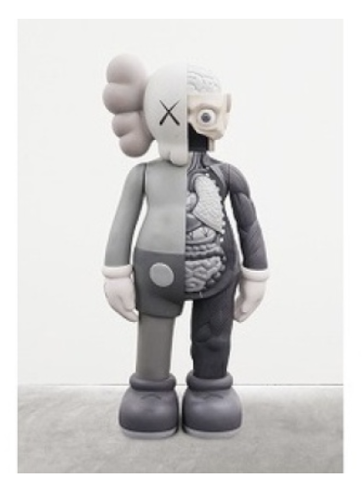 COMPANION (grey dissected） by Kaws