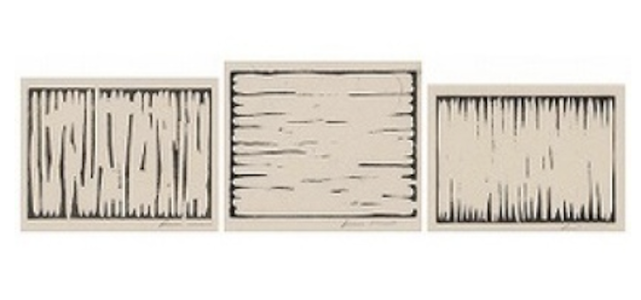 A Cut Shot (Print No.45-46) by Lee Ufan