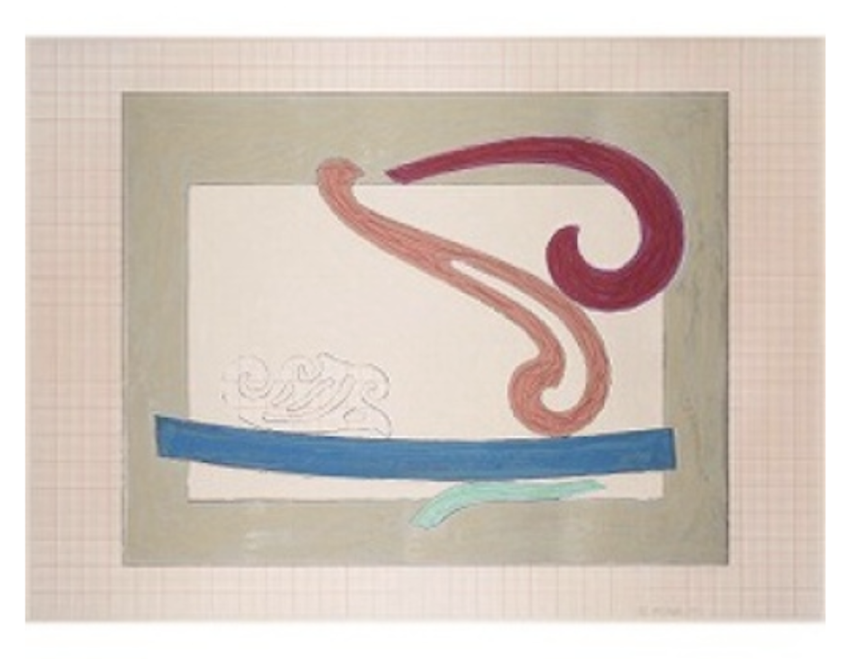 Noguchi's Okinawa Woodpecker（Axsom 109） by Frank Stella