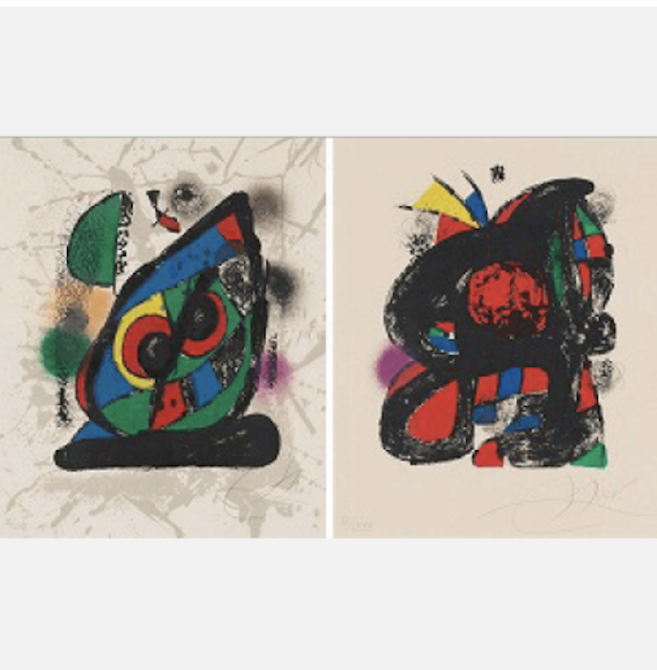 from "Joan Miro Lithograph IV" (Cramer 249) by Joan Miró