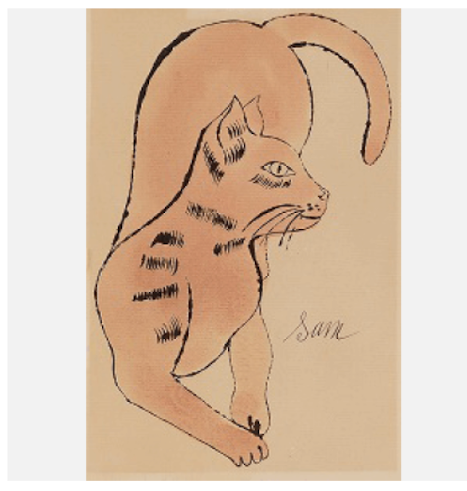 Cat named Sam (F. & S. Ⅳ.65) by Andy Warhol