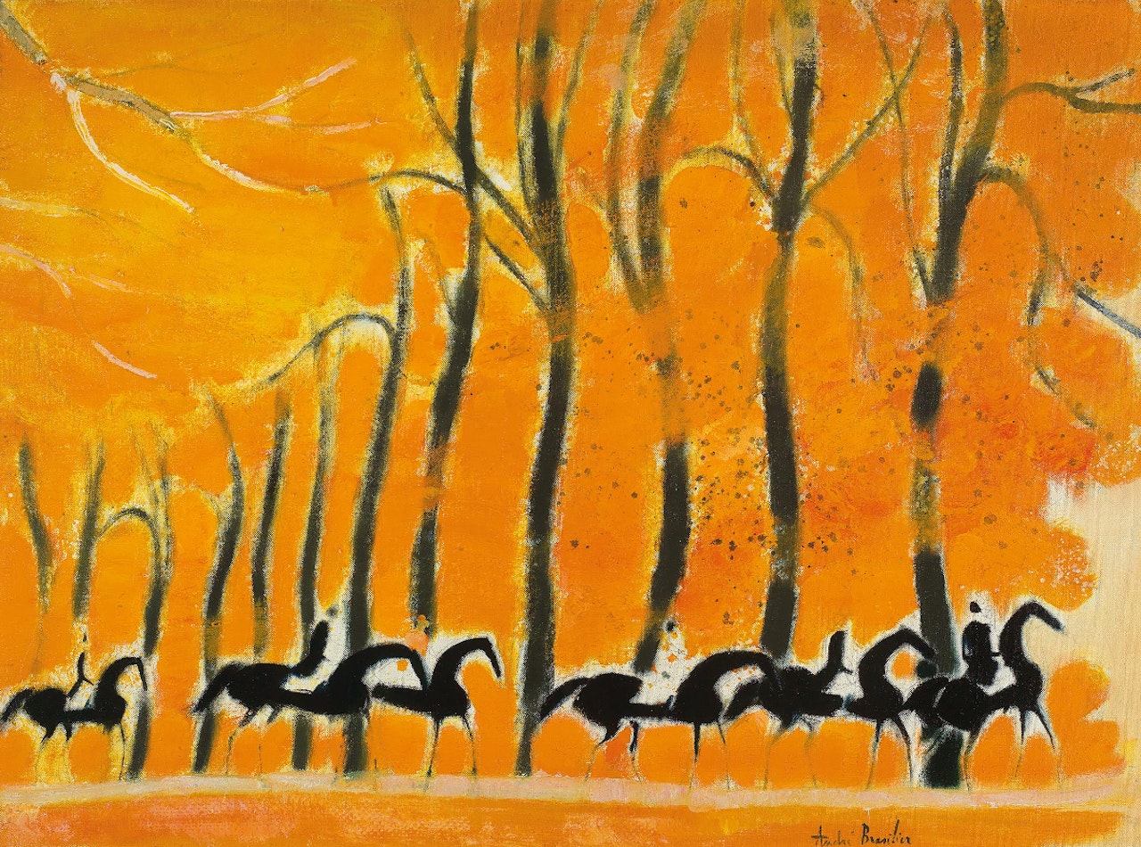 Hyde Park en Automne by André Brasilier