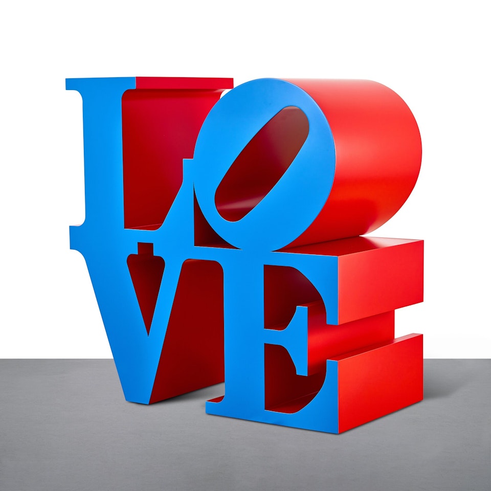 LOVE (Blue Faces Red Sides) by Robert Indiana