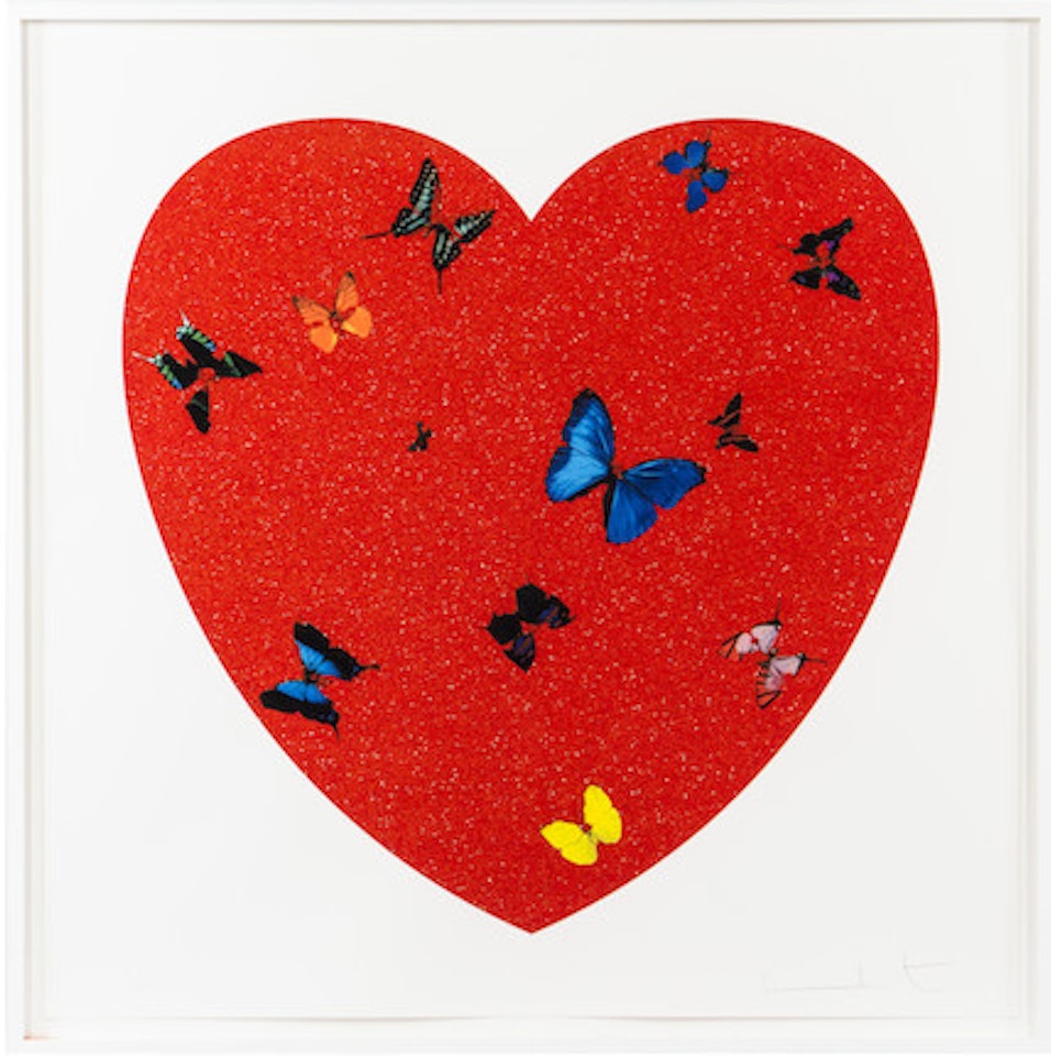 All You Need Is Love, Love, Love by Damien Hirst