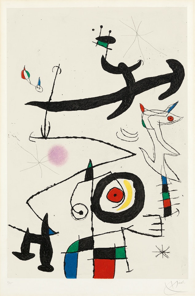 Village d'Oiseaux by Joan Miró