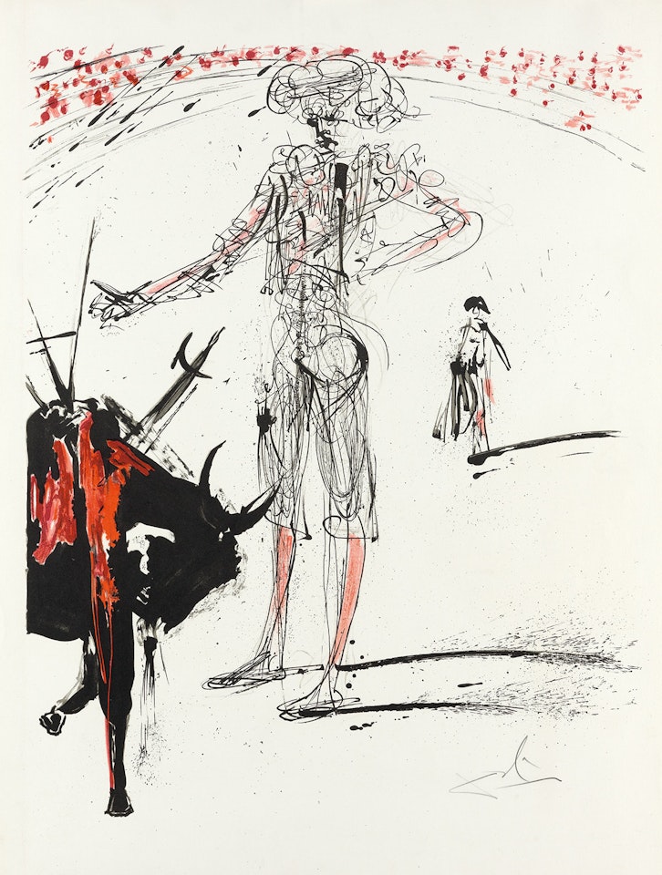 Bullfight #4 by Salvador Dali