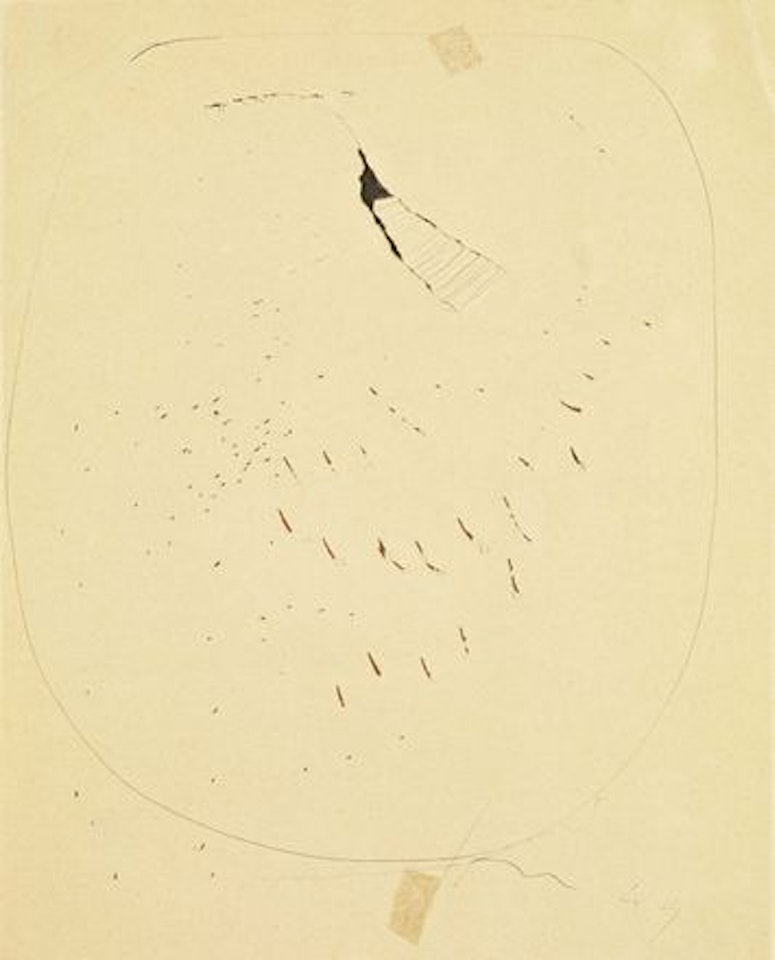 Concetto spaziale by Lucio Fontana
