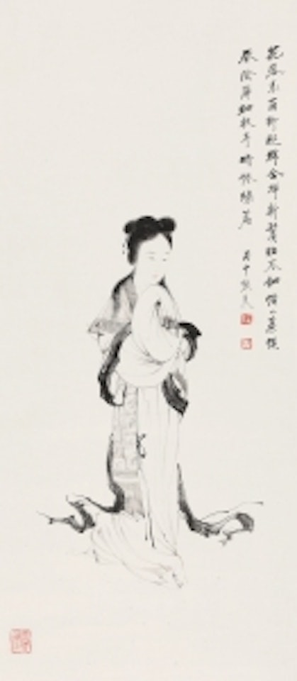 Lady by Zhang Daqian