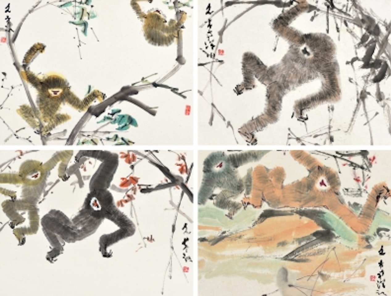 Gibbons by Chen Wen Hsi