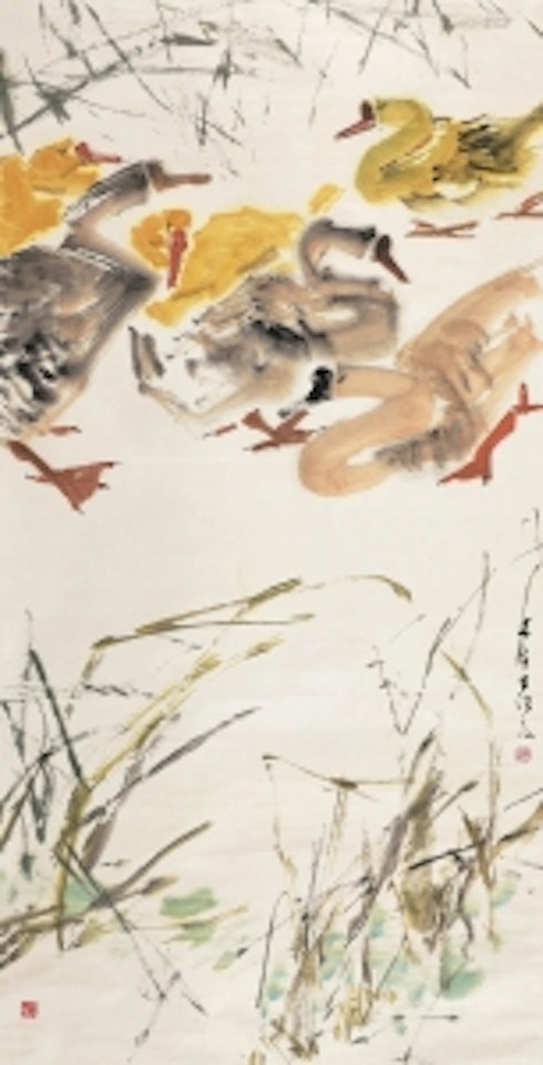 Geese by Chen Wen Hsi