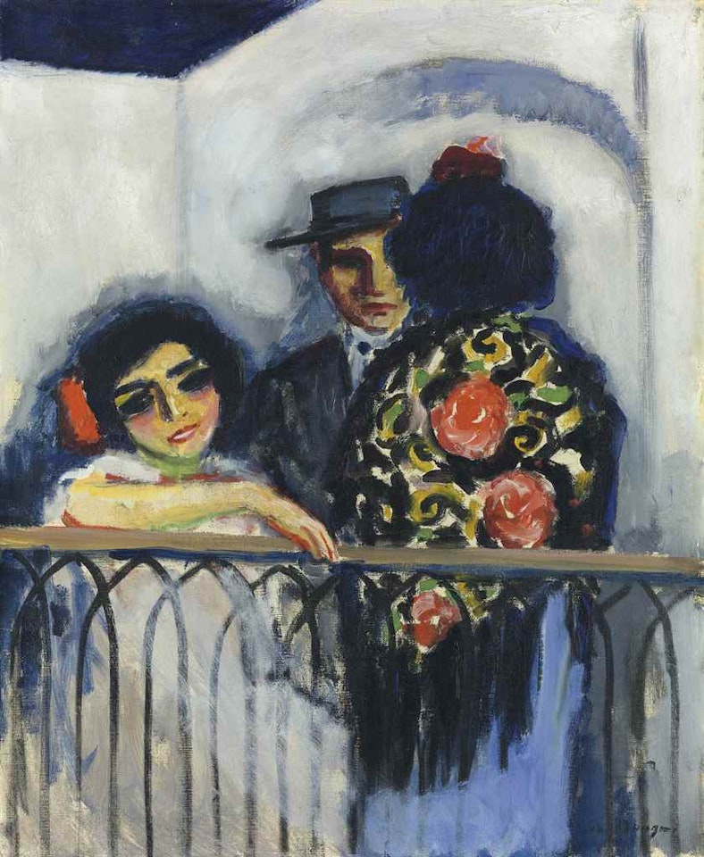 Le balcon by Kees van Dongen