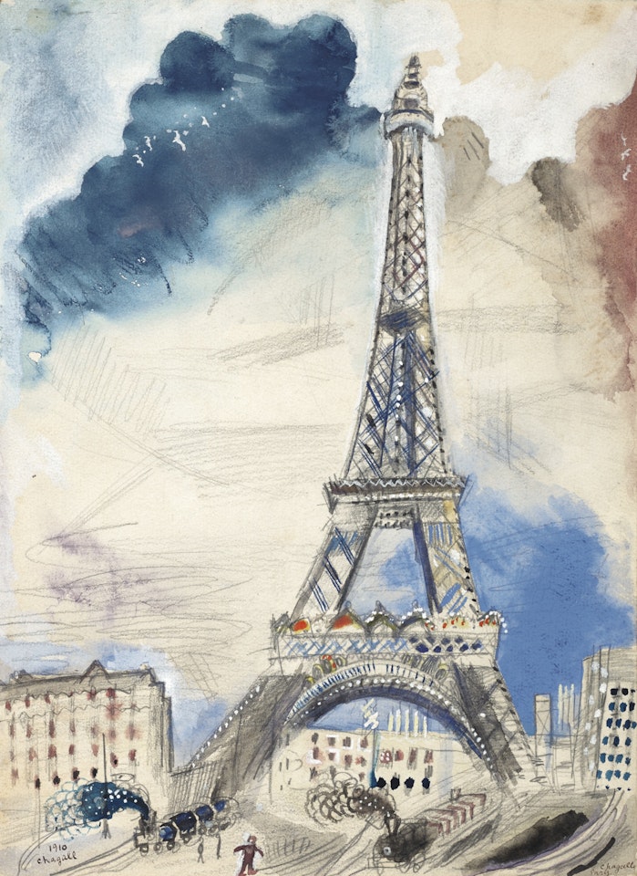 LA TOUR EIFFEL by Marc Chagall