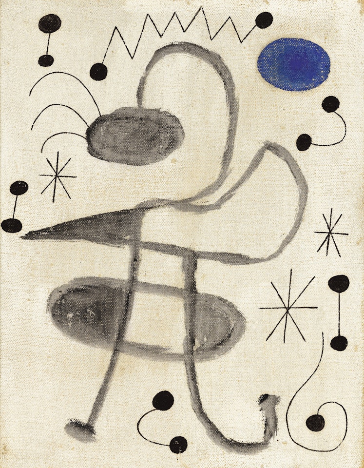 FEMME DEVANT LE SOLEIL by Joan Miró