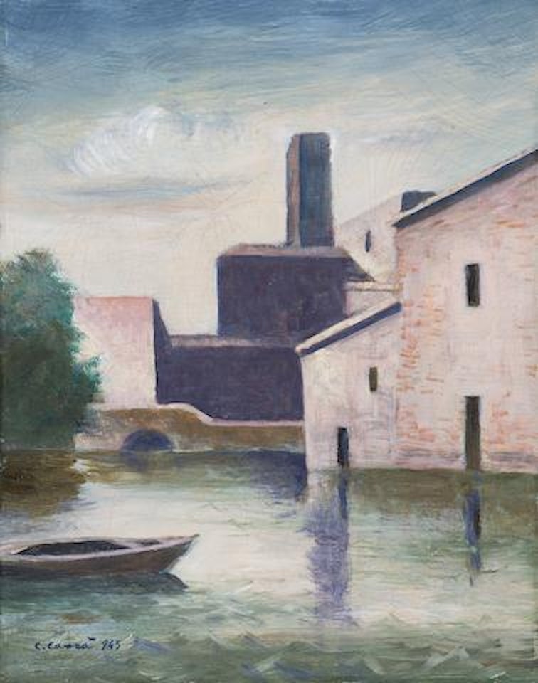Rio veneziano by Carlo Carra