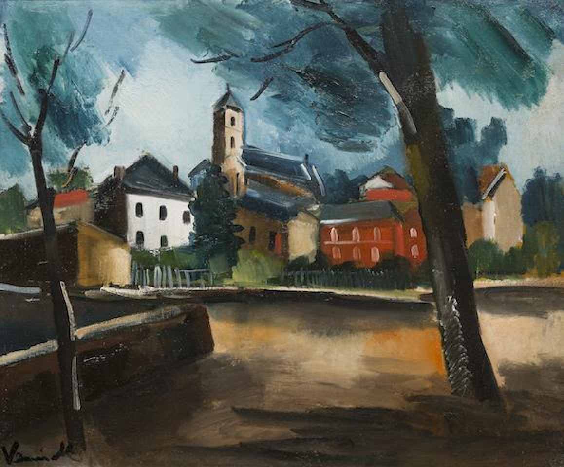 La petite place by Maurice de Vlaminck