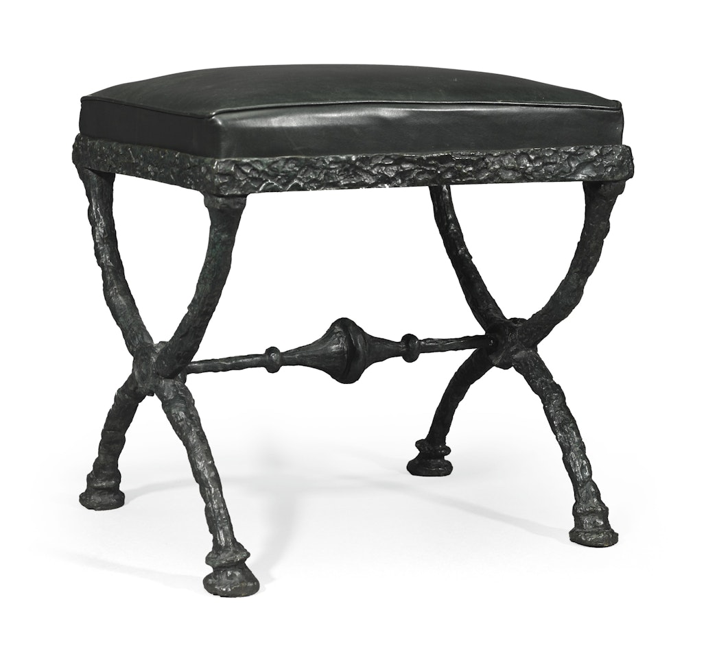 TABOURET EN X, TROISIÈME VERSION by Diego Giacometti