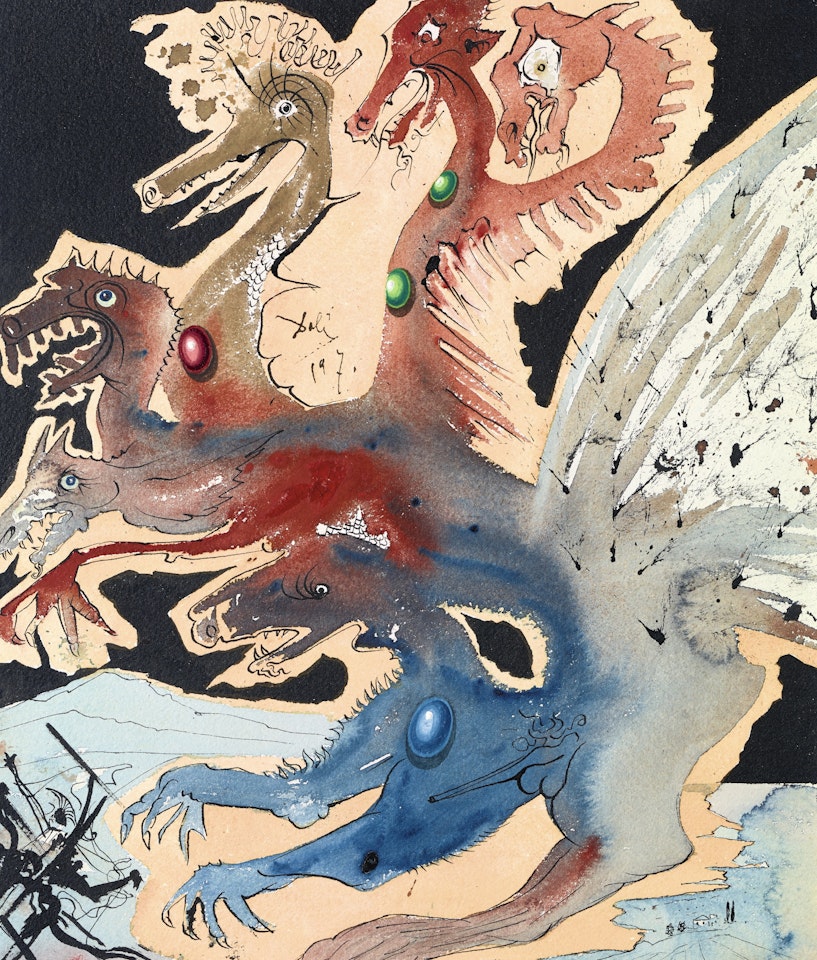 SCYLLA ET CHARYBDE by Salvador Dali