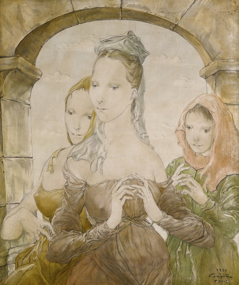 LA PRIÈRE by Leonard Tsuguharu Foujita
