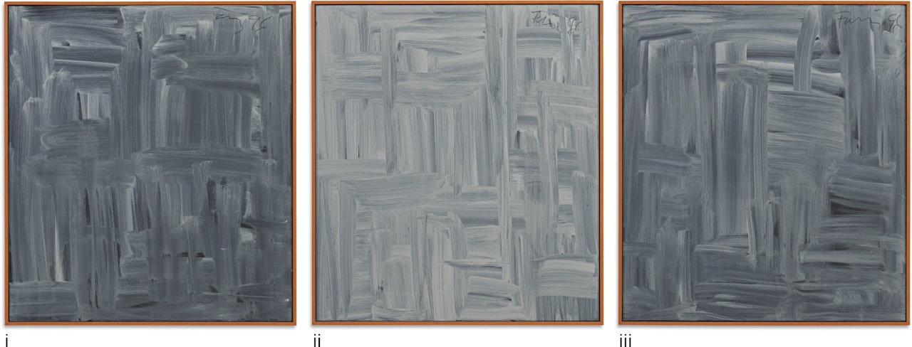 OHNE TITEL [THREE WORKS] by Günther Förg