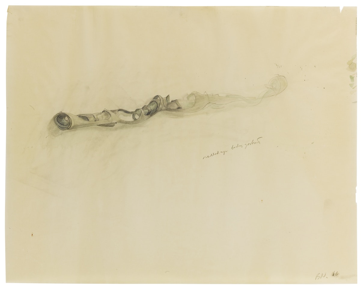 ROLLED UP BODY GASKET by Bruce Nauman