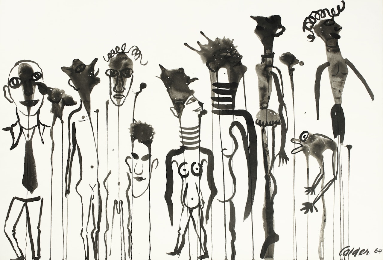 MEN OF STRAW by Alexander Calder