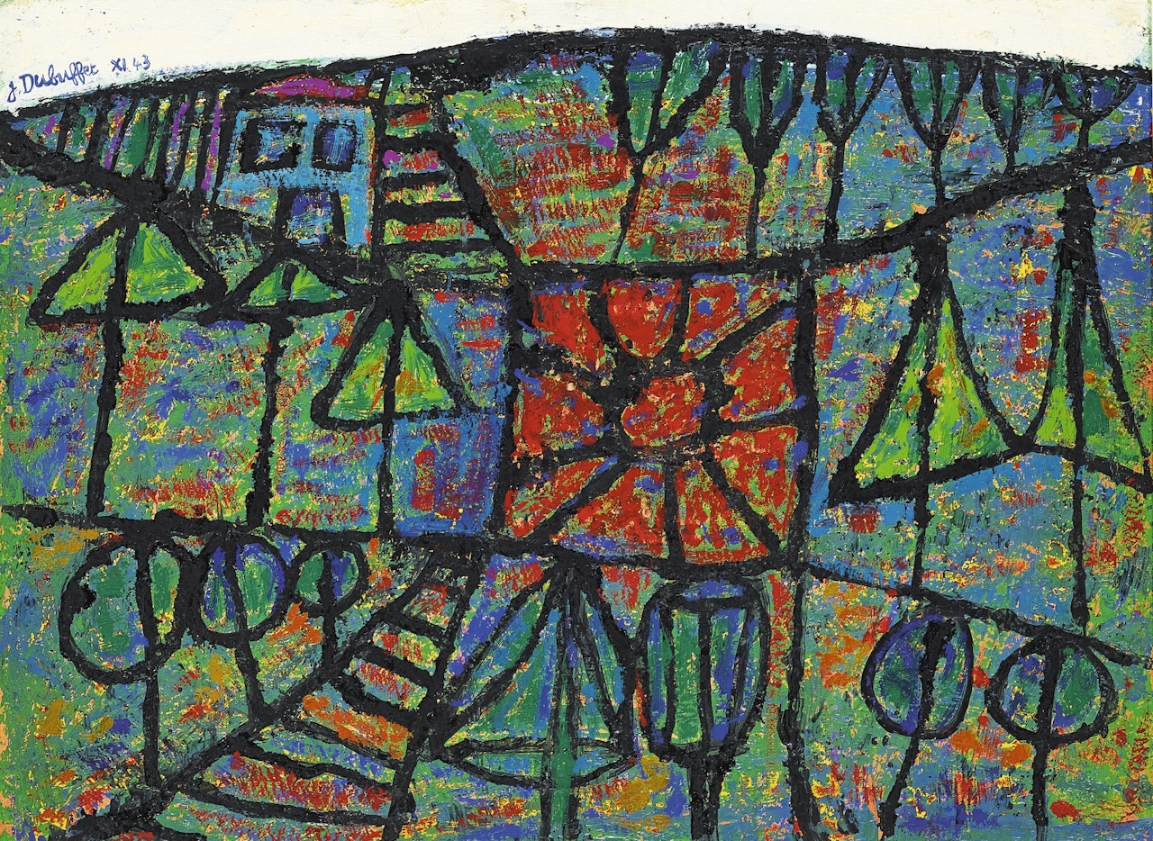 PAYSAGE CHAMPÊTRE by Jean Dubuffet