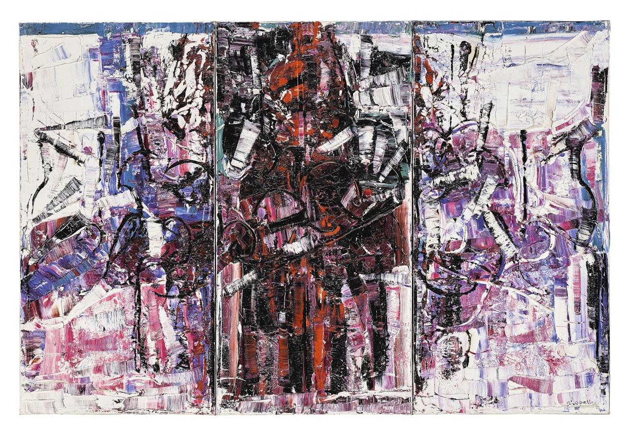 TRIPTYCH Ã ST. CYR by Jean-Paul Riopelle