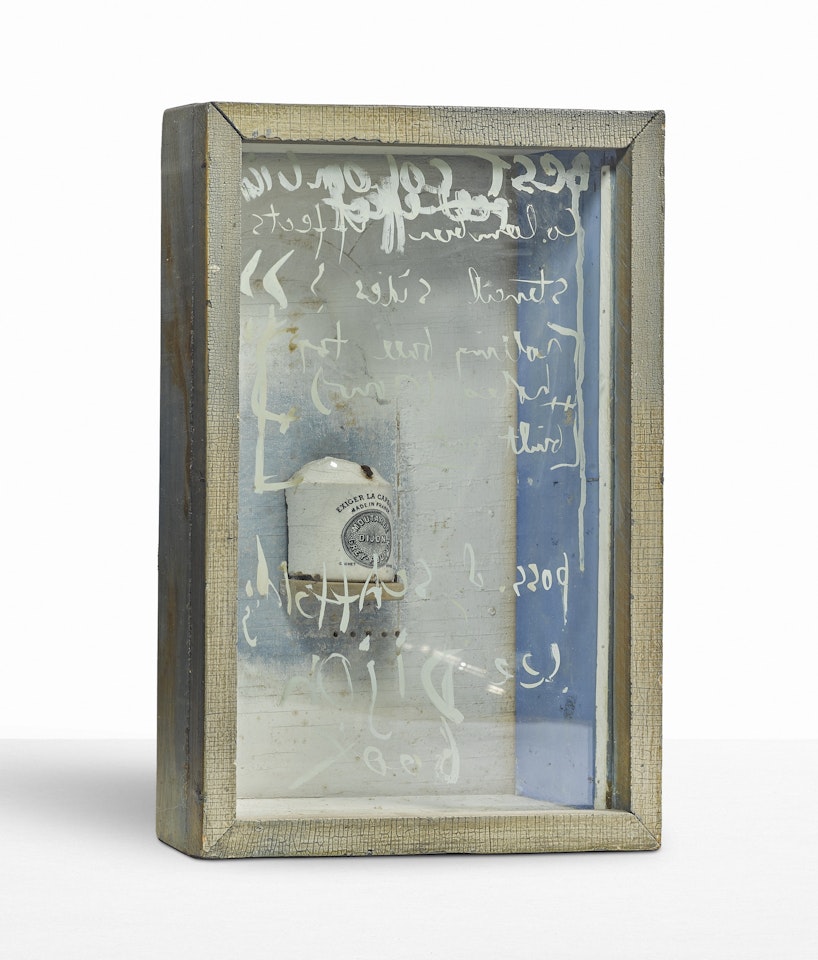 CHAMBRE GOTHIQUE MOUTARDE DIJON POUR ALOYSIUS BERTRAND SULPHIDE"" by Joseph Cornell