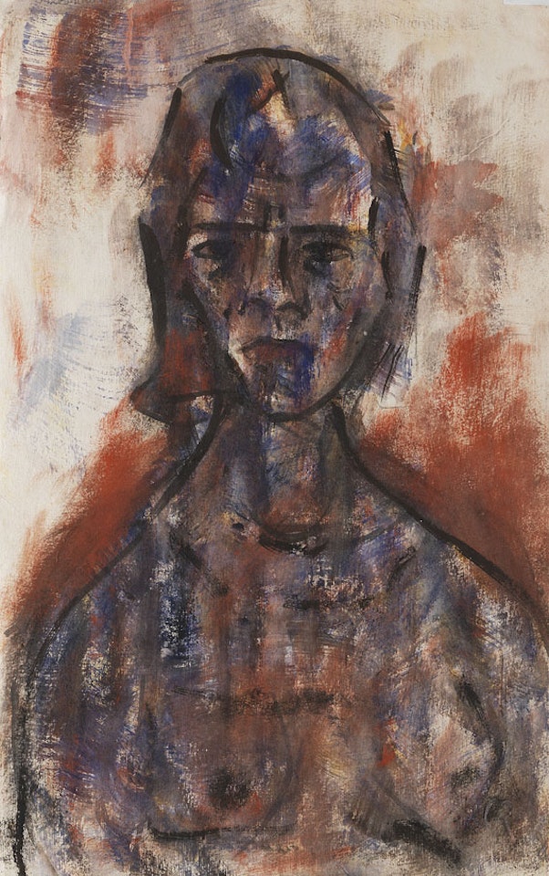 Aktstudie by Christian Rohlfs