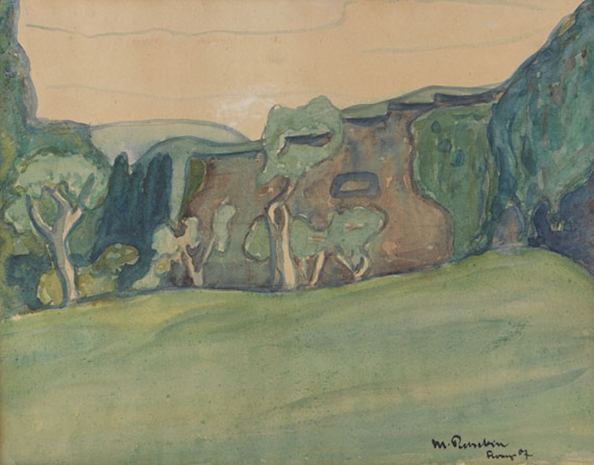 Die Waldwiese by Max Pechstein
