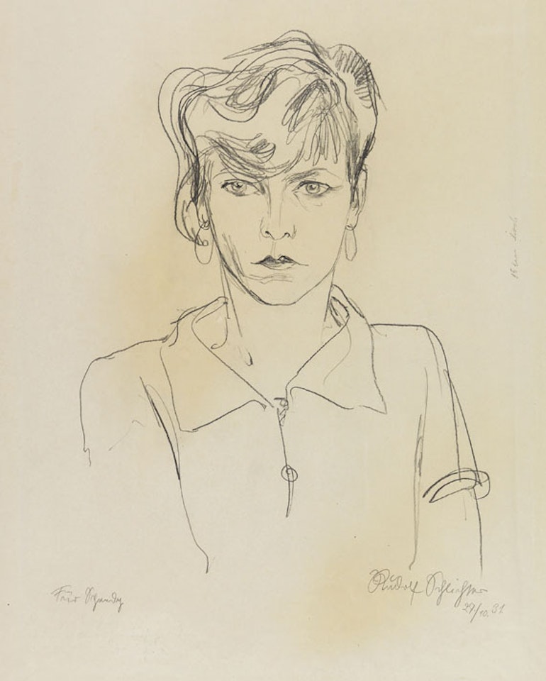 Portrait Speedy ("Meine Frau") by Rudolf Schlichter