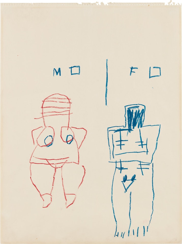 Untitled (Mother/Father) by Jean-Michel Basquiat