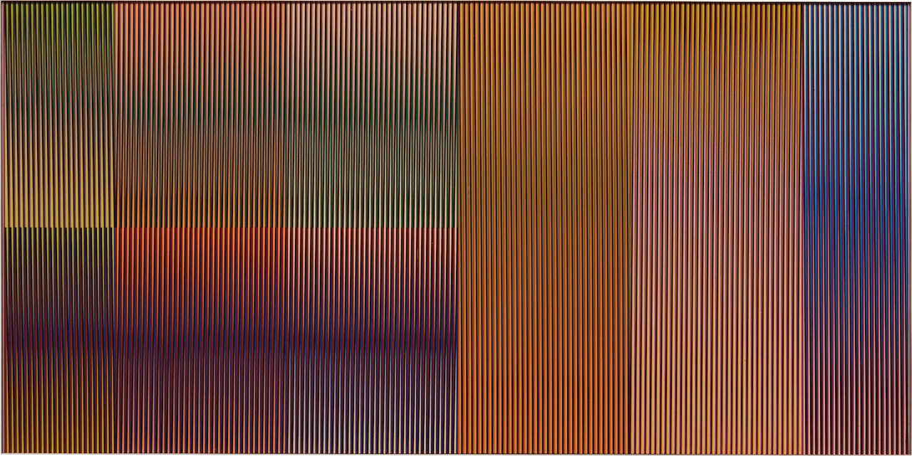 Physichromie No. 1020 by Carlos Cruz-Diez