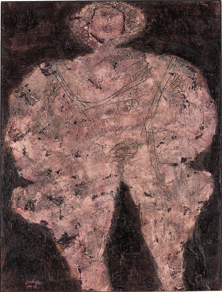 Corps de dame, la rose incarnate by Jean Dubuffet