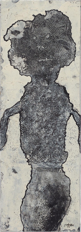 Femme aux Vêtements Laineux by Jean Dubuffet