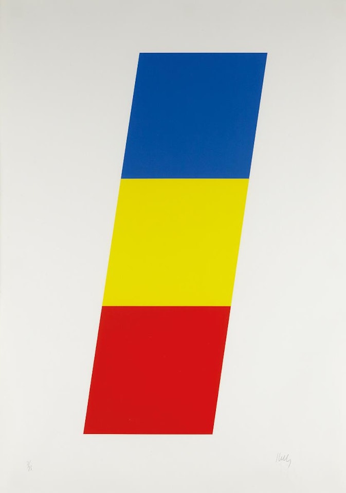 Blue Yellow Red by Ellsworth Kelly