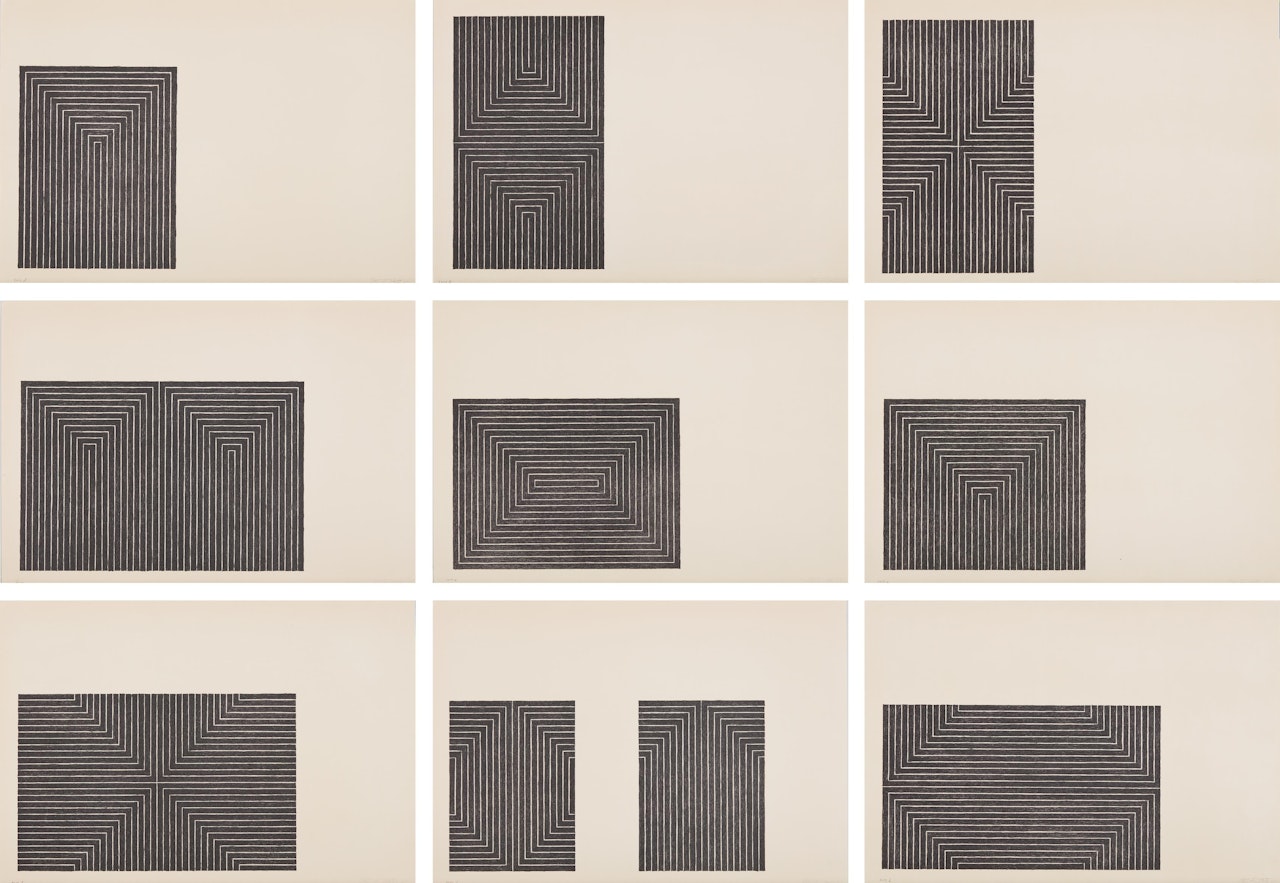 Black Series I by Frank Stella