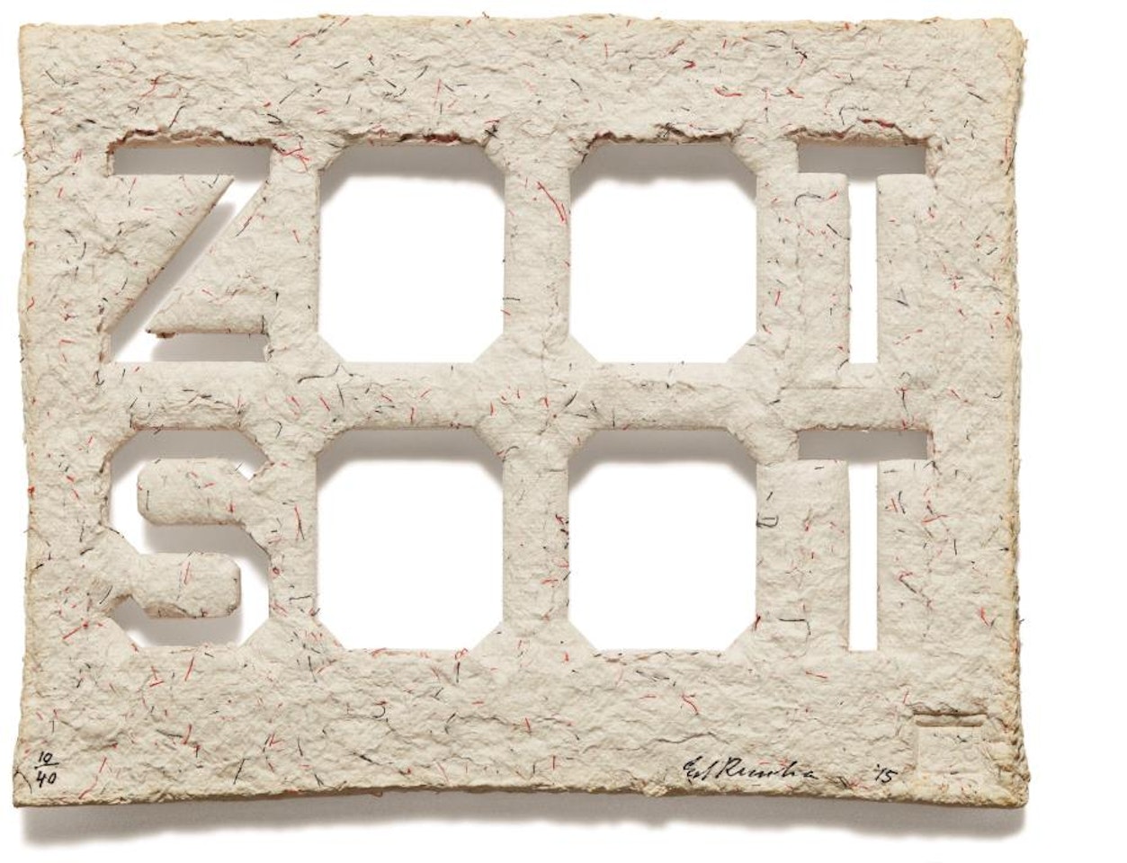 Zoot Soot by Ed Ruscha