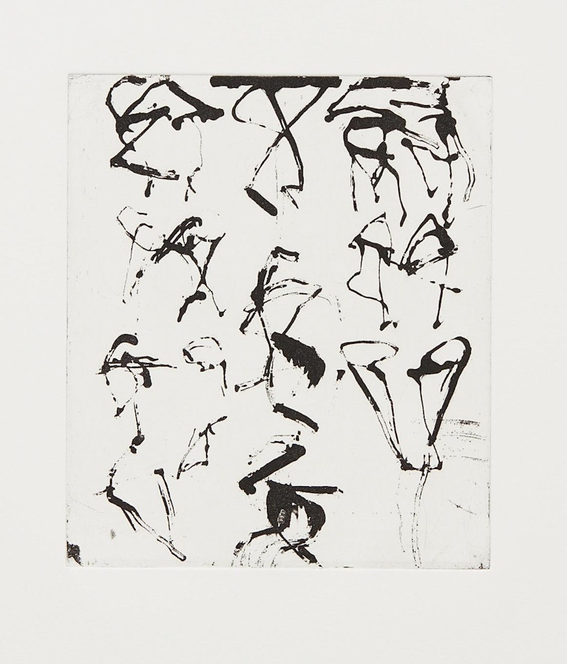 Etchings to Rexroth #5 by Brice Marden
